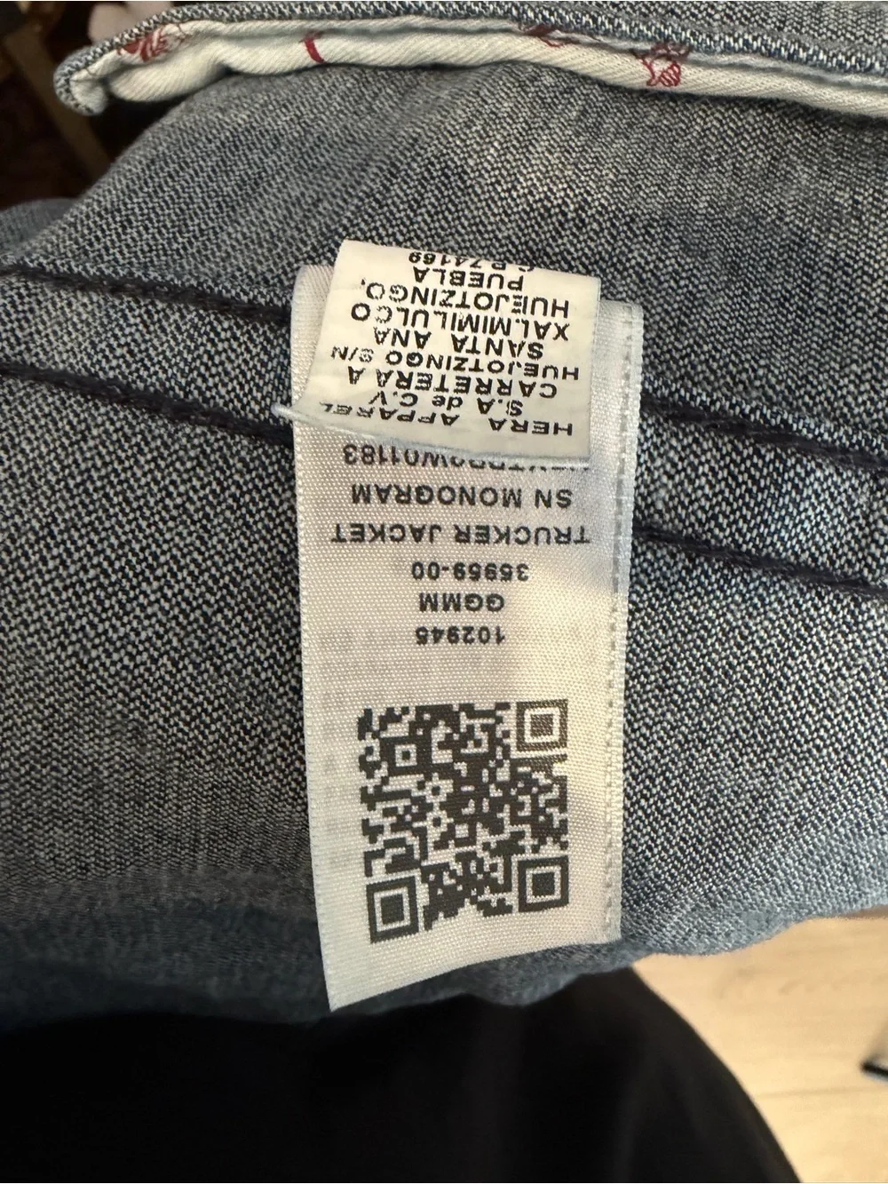 True Religion Trucker Jacket SN Monogram XXL GGMH Channel Blue NWT Denim